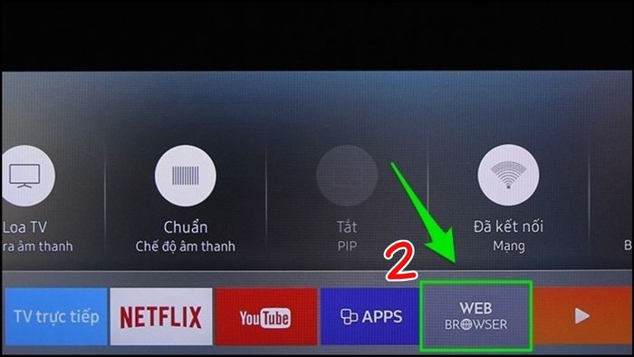 Cách truy cập Google trên tivi Samsung bằng trình duyệt web