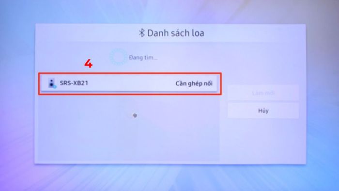 Cách sử dụng micro karaoke Bluetooth với TV và loa ngoài – bước 3