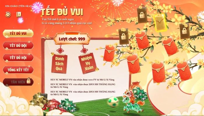 Nhanh tay tham gia sự kiện Tết Đủ Đầy – Nhận lì xì vàng