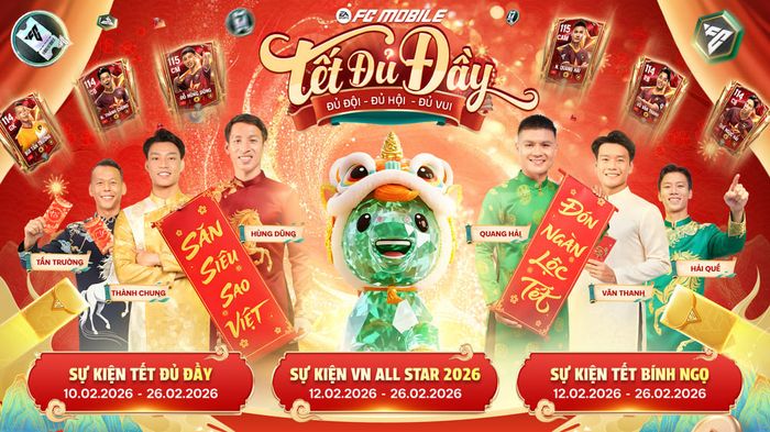 Sự kiện Tết Bính Ngọ – Săn cầu thủ tuổi Ngựa