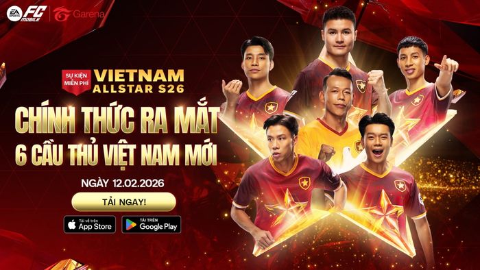 Chính thức ra mắt 6 cầu thủ mới tại Vietnam All Star 2026