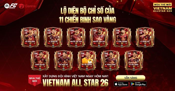 Bạn hoàn toàn có thể bắt tay xây dựng đội hình Việt Nam ngay từ hôm nay