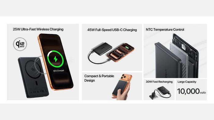 Thiết bị được trang bị lớp tản nhiệt graphene nâng cấp, kết hợp chip AI theo dõi và kiểm soát nhiệt độ thông minh.