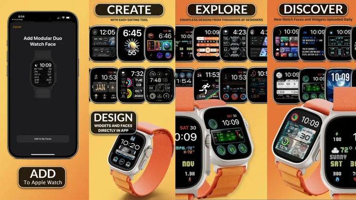 Cách tải mặt đồng hồ Apple Watch qua ứng dụng Clockology