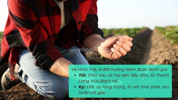 Cách đánh giá hình thế của đất khi tiến hành kiểm tra cuộc đất.