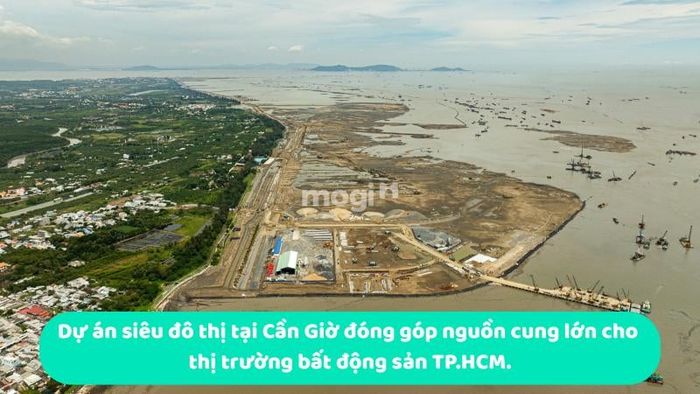 Dự án siêu đô thị tại Cần Giờ sẽ đóng góp một lượng lớn vào nguồn cung cho thị trường bất động sản TP.HCM.