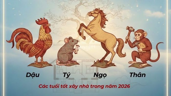 Những tuổi tốt để xây nhà trong năm 2026.