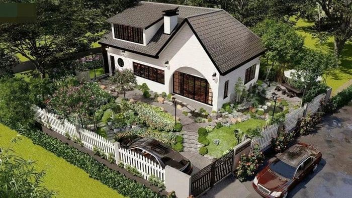 Để dành sân rộng phía trước nhà nhằm đón nhận cát lành