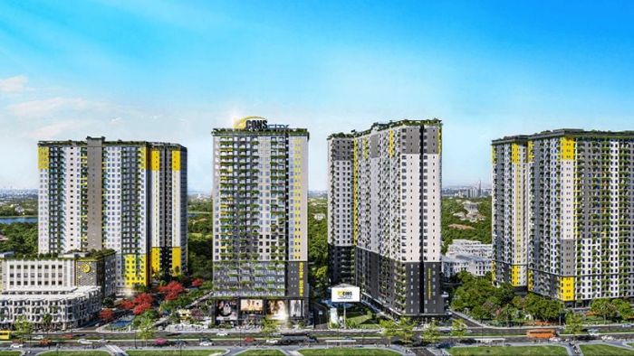 Toàn cảnh quy mô ấn tượng của Bcons Làng Đại Học nhìn từ xa