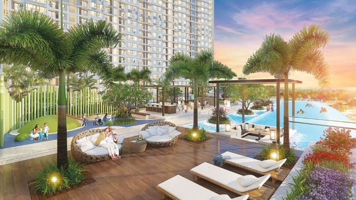 Không gian sinh hoạt rộng rãi, đáp ứng tốt nhu cầu sinh hoạt của cư dân The New Point Tân Bình