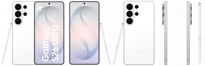 Galaxy S26 Ultra phiên bản màu trắng