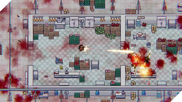 Trò chơi miễn phí mới ra mắt trên Steam hỗ trợ co-op 8 người, mang đậm nét Hotline Miami 2