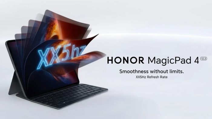 MagicPad 4 được trang bị màn hình 12.3 inch với tần số quét cao lên đến 165Hz.