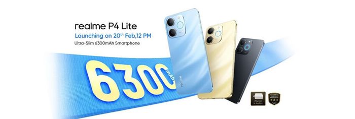 realme P4 Lite sẽ được trình làng vào ngày 20/2.