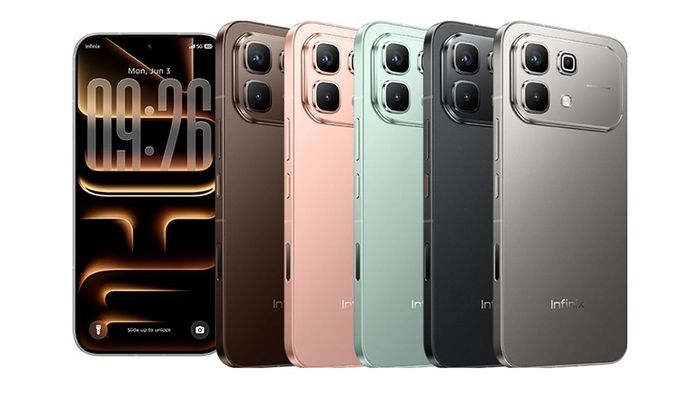 Các mẫu điện thoại mới của Infinix có thiết kế vô cùng ấn tượng.
