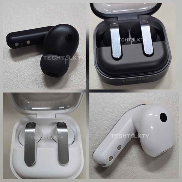 Ảnh thực tế của Galaxy Buds 4 cho thấy thiết kế hiện đại và tinh tế.