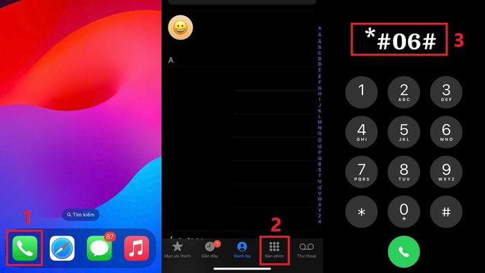 Bước 1 trong việc kiểm tra iCloud ẩn trên iPhone cũ bằng số IMEI