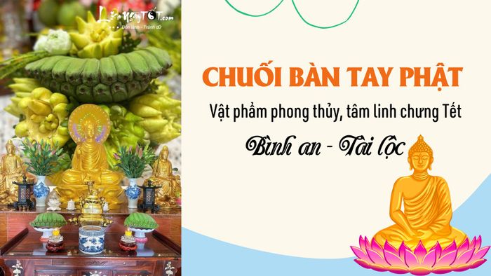 Chuối bàn tay Phật dùng để chưng Tết