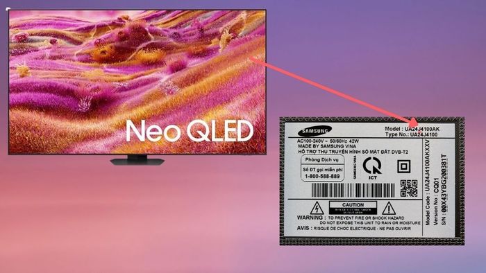 Cách xác định năm sản xuất tivi Samsung dựa vào mã Model