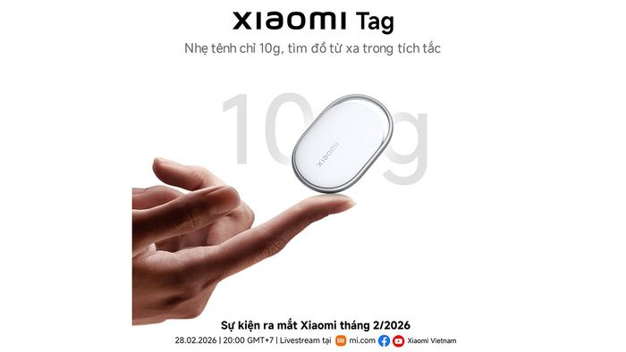 Xiaomi Tag là thiết bị định vị đồ vật có thiết kế nhỏ gọn