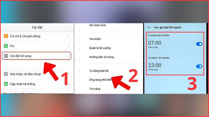 Hướng dẫn cách tắt nguồn điện thoại Realme qua cài đặt