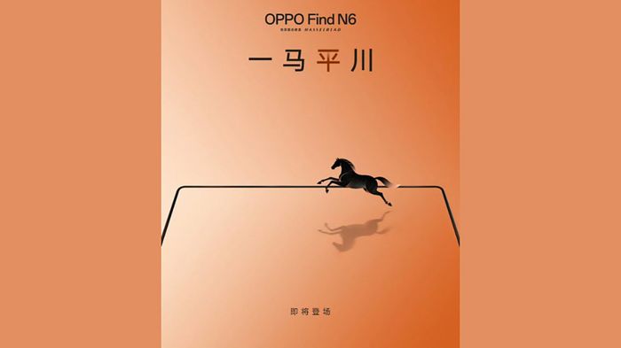 Hình ảnh teaser chính thức đầu tiên của OPPO Find N6