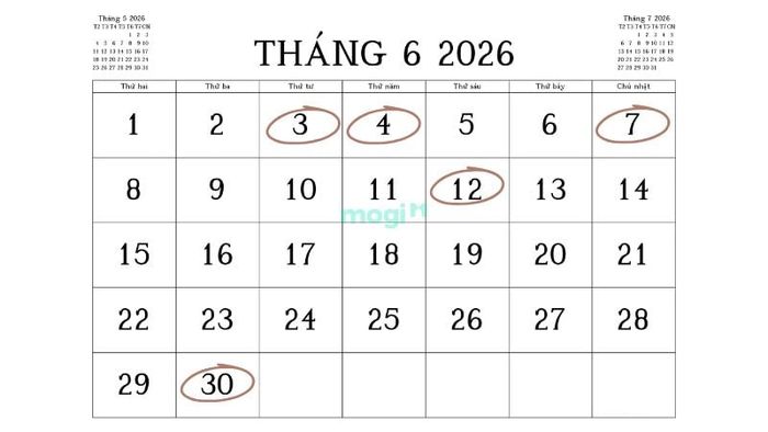 Ngày xấu cần tránh khi nhập trạch tháng 6 năm 2026