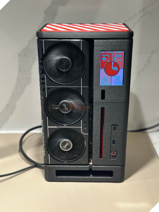 Modder Reddit Tạo Vỏ Máy Tính SFF In 3D Tùy Biến Dành Cho Card Đồ Họa RTX 5070 Ti Prime OC 2