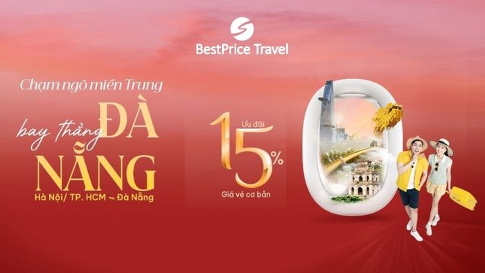 Sun PhuQuoc Airways giảm 15% giá vé máy bay đi Đà Nẵng