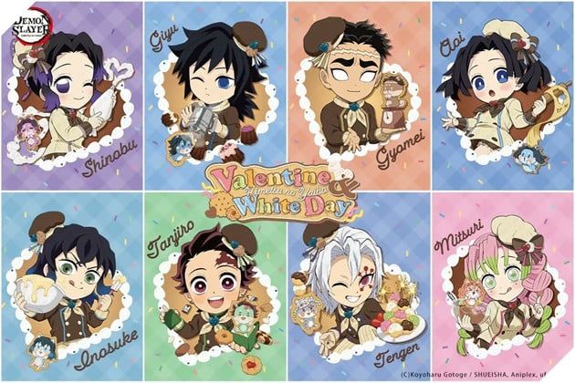Demon Slayer chính thức phát hành bộ minh họa đặc biệt cho Valentine và White Day 2026 từ ufotable 2