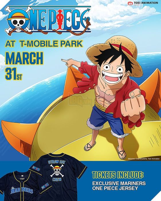 Toei Animation và ONE PIECE tái xuất Seattle qua đêm hội Mariners Night 2026