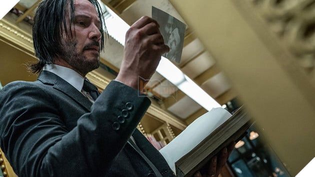Hình ảnh Keanu Reeves trong bộ phim John Wick 3.
