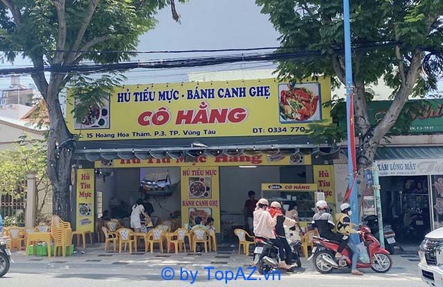 Quán hủ tiếu mực tại Vũng Tàu