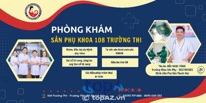 Phòng khám sản phụ khoa 108 Trường Thi - P. Hạc Thành