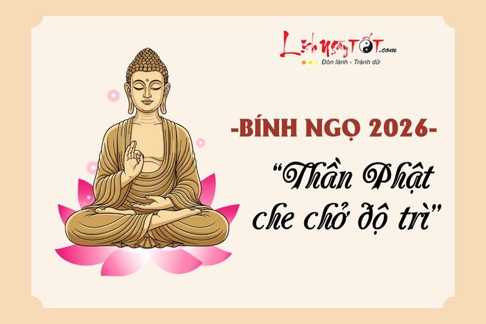 5 con giáp được Thần Phật che chở năm 2026