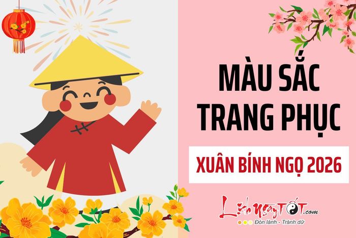 Màu sắc trang phục mùng 1 Tết 2026