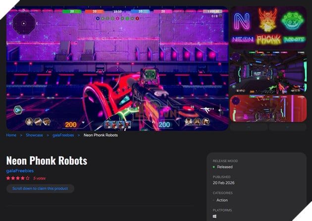 Khám Phá Trải Nghiệm FPS Mãn Nhãn Với Ánh Đèn Neon Nổi Bật Và Nhạc Phonk Sôi Động