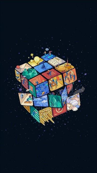 Hình nền Xiaomi phong cách nghệ thuật - mẫu 2