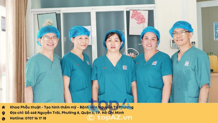Khoa Phẫu Thuật Tạo Hình Thẩm Mỹ - Bệnh viện Nguyễn Tri Phương - P. An Đông