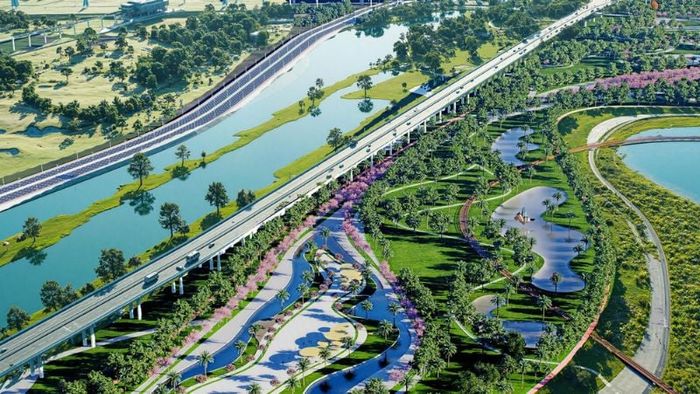 Trục đại lộ cảnh quan sông Hồng