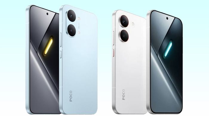 POCO X8 Pro Max (bên trái) và POCO X8 Pro (bên phải)