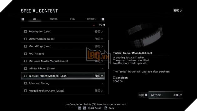 Hướng Dẫn Resident Evil Requiem: Những Nội Dung Đặc Biệt Nên Ưu Tiên Mở Khóa Sớm Cho NG+ 8