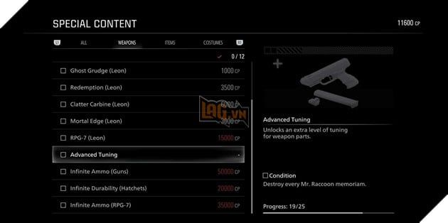 Hướng Dẫn Resident Evil Requiem: Những Nội Dung Đặc Biệt Nên Ưu Tiên Mở Khóa Sớm Cho NG+ 6