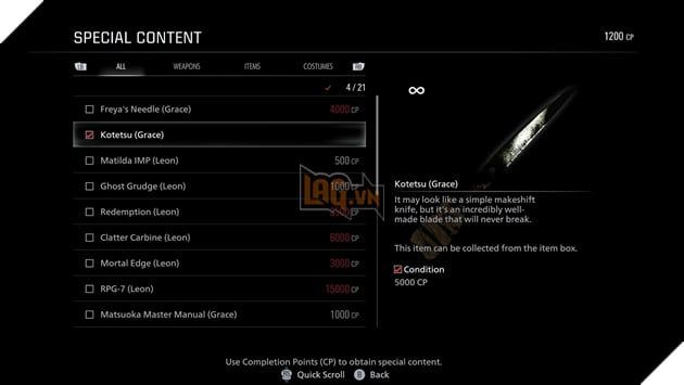 Hướng Dẫn Resident Evil Requiem: Những Nội Dung Đặc Biệt Nên Ưu Tiên Mở Khóa Sớm Cho NG+ 2
