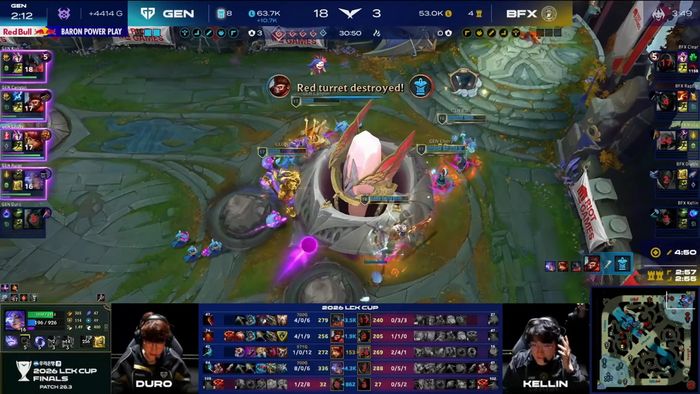 Gen.G bước lên đỉnh cao LCK Xuân 2026 và ghi danh tại First Stand