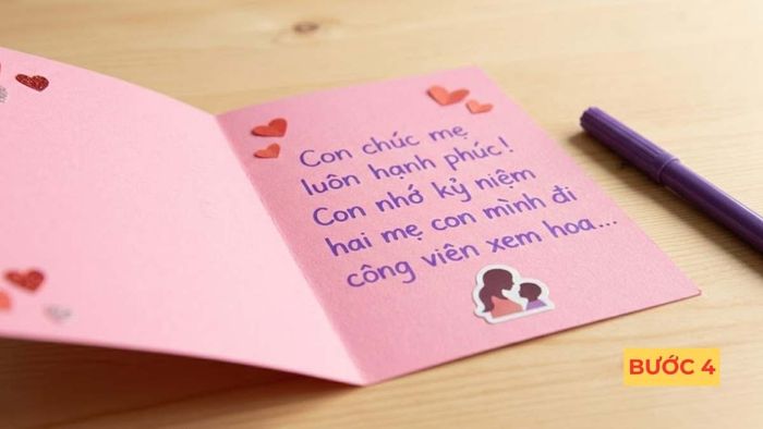 Gợi ý quà tặng mẹ 8/3 đơn giản: Thiệp handmade ý nghĩa