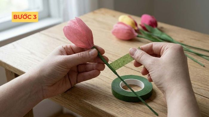 Gợi ý quà tặng mẹ 8/3 dễ thực hiện: Hoa giấy handmade