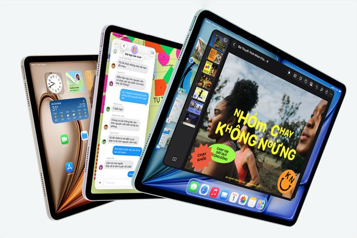 iPad Air M4 kém hơn so với iPad Pro khoảng 7% đến 11% trong các tác vụ đa nhân nặng.
