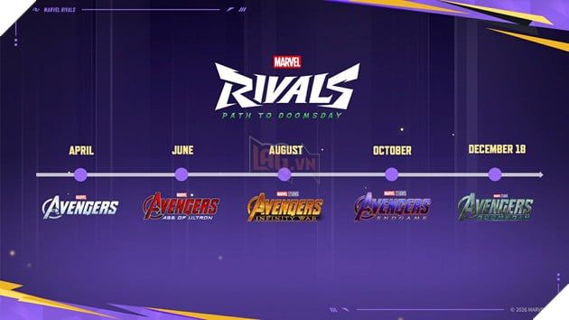 Marvel Rivals đã công bố bản đồ lộ trình mới, lấy cảm hứng từ Avengers, một chủ đề gắn liền với Vũ trụ Điện ảnh Marvel.