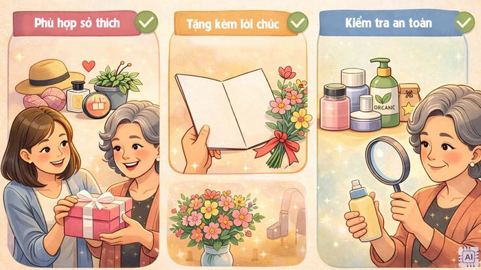 Những lưu ý quan trọng khi tặng quà 8/3 cho mẹ để trọn vẹn ý nghĩa